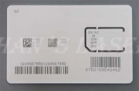 Laser Mark Mobile SIM Card Text & Bar code